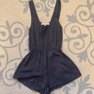 NWOT Saltwater Lust Gray Romper